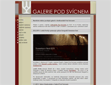 Tablet Screenshot of galerie.podsvicnem.cz